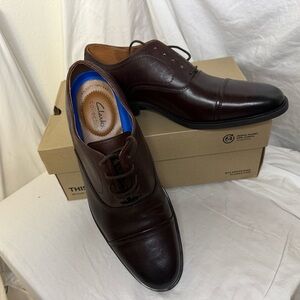 Clarks brown leather extreme comfort shoe